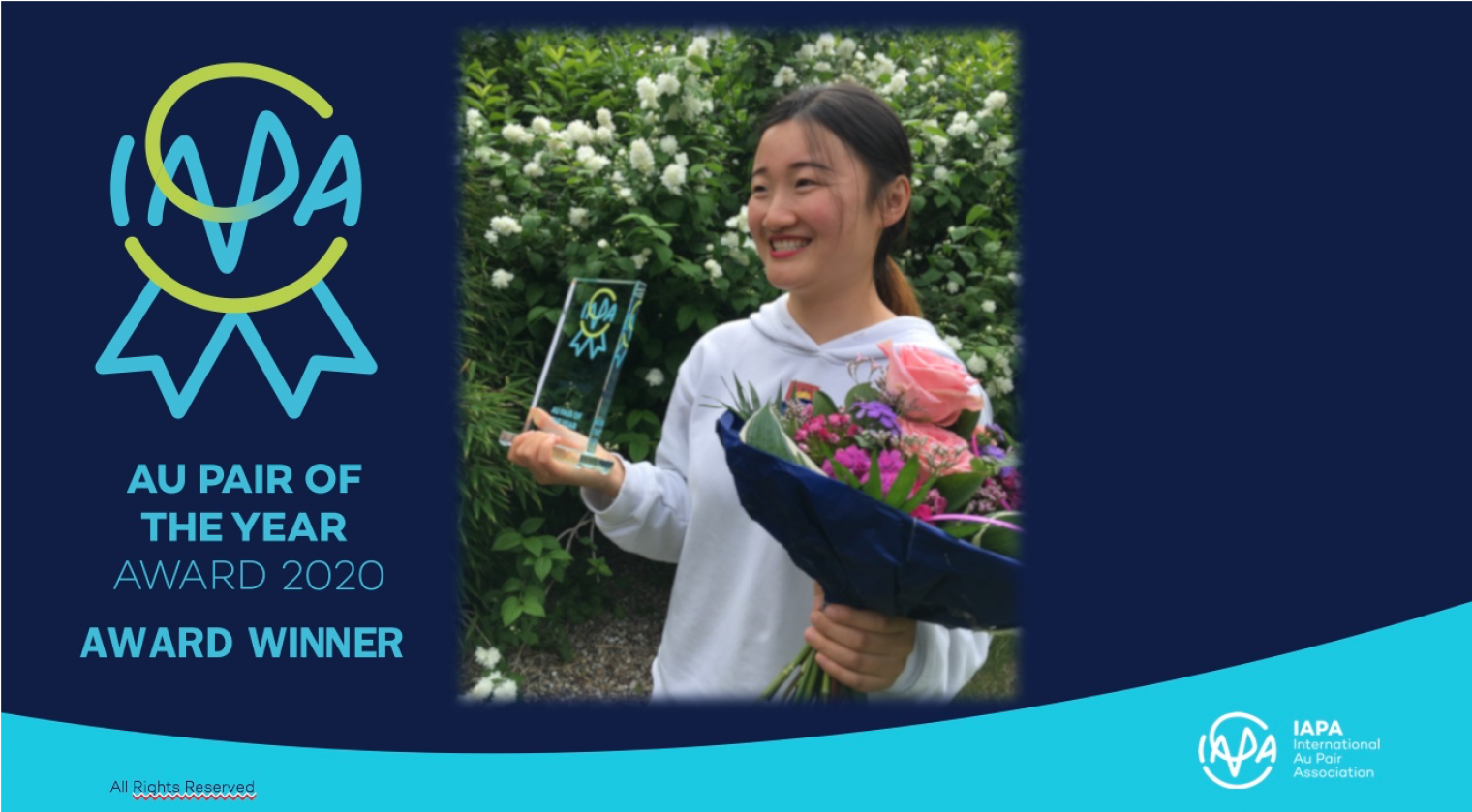 Wandi Zhu from China is IAPA Au Pair of the Year 2020