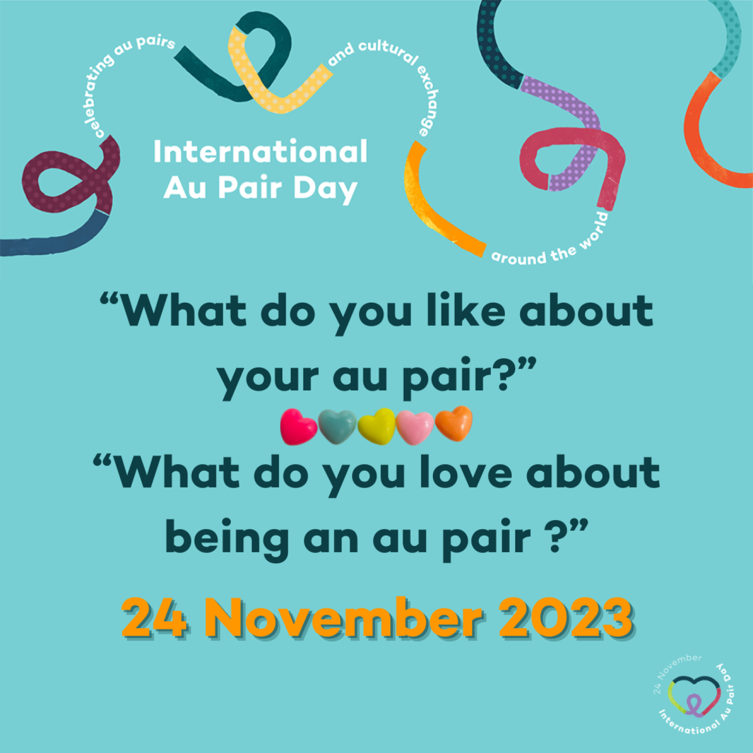 Share your message of support on International Au Pair Day on 24 November 2023
