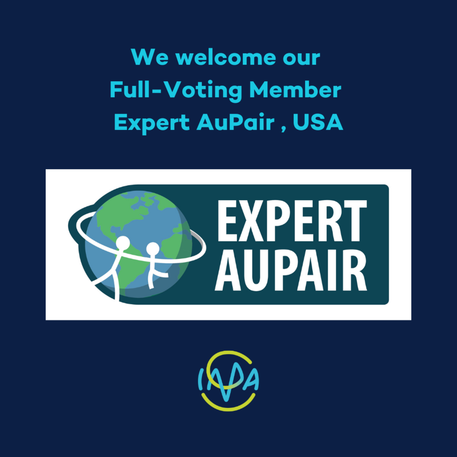 Welcome Full-Voting Member Expert AuPair, USA